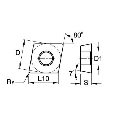 CCMT09T302 FW M565 пластина токарная